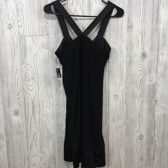 𝅺Vintage Y2K Michelle BohBot Bisou Bisou Little Black Dress Size 6 - Picture 5 of 9